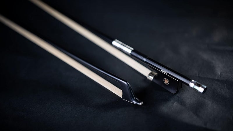 Viotti Carbon Fiber Cello Bow, Hand Crafted by Professional Bow Makers, Strong, Stiff & Well Balanced, Made with Mongolian Horse Hair, For Cellist of All Skill Levels - Image 3